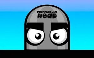 Mannequin Head - Jumping Challenge - arcade game, play online free, no download