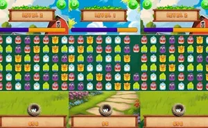 Match Pop Birds - match-3 game, play online free, no download