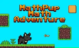 MathPup Math Adventure - adventure game, play online free, no download