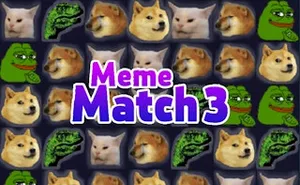 Meme Match 3 - match-3 game, play online free, no download