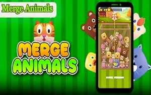 Merge Animals - 2048 game, play online free, no download