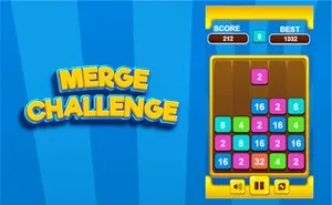 Merge Challenge - 2048 game, play online free, no download