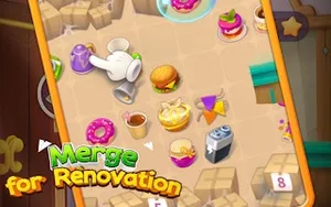 Merge For Renovation - match-3 game, play online free, no download