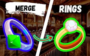 Merge Rings - 2048 game, play online free, no download