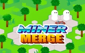 Miner Merge - strategy game, play online free, no download