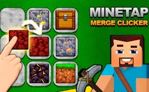 MineTap Merge Clicker - clicker game, play online free, no download