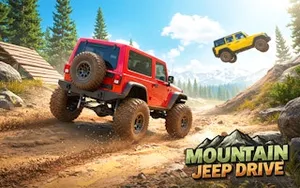 Moutain Jeep Drive - simulation game, play online free, no download