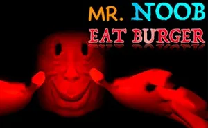 Mr. Noob EAT Burger - adventure game, play online free, no download