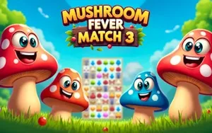 Mushroom Fever Match 3 - match-3 game, play online free, no download