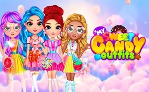My Sweet Candy Outfits - kids game, play online free, no download