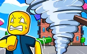 Natural Disaster Survival Obby - adventure game, play online free, no download