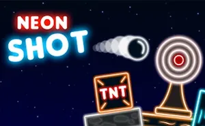 Neon Shot - action game, play online free, no download