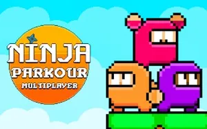 Ninja Parkour Multiplayer - parkour game, play online free, no download