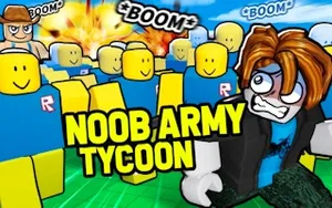 Noob Army Tycoon - strategy game, play online free, no download