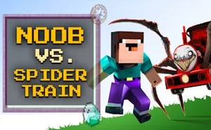 Noob VS. Choo-Choo Charles - adventure game, play online free, no download