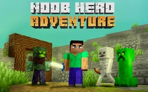 Noob Hero Adventure - adventure game, play online free, no download
