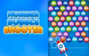 Number Bubble Shooter - 2048 game, play online free, no download