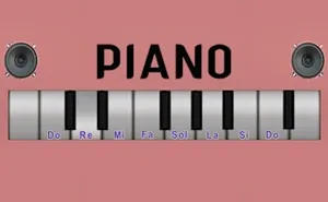 Piano - junior game, play online free, no download