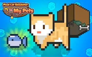 Pixel Cat Simulator My Pets - simulation game, play online free, no download