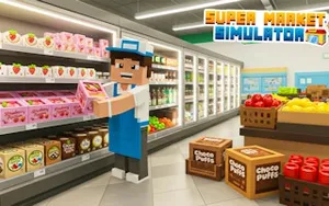 Pixels Supermarket Simulator - simulation game, play online free, no download