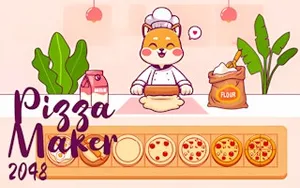Pizza Maker 2048 - 2048 game, play online free, no download