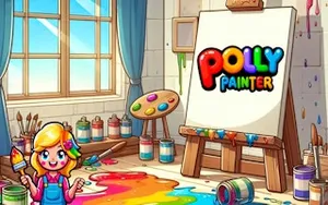 Polly Painter - match-3 game, play online free, no download