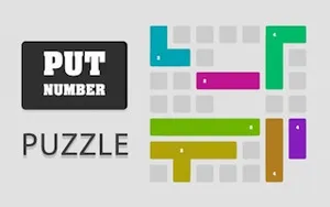Put Number Puzzle - puzzle game, play online free, no download