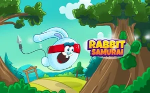 Rabbit Samurai - adventure game, play online free, no download