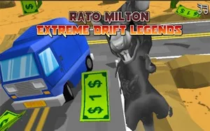 Rato Milton Extreme Drift Legends - driving game, play online free, no download