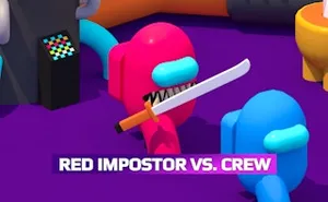 Red Impostor vs. Crew - fun game, play online free, no download
