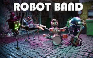 Robot Band - music game, play online free, no download