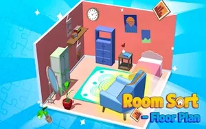 Room Sort - Floor Plan - puzzle game, play online free, no download