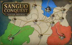 Sanguo Conquest - Thirteen Provinces - strategy game, play online free, no download