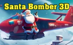 Santa Bomber 3D - strategy game, play online free, no download