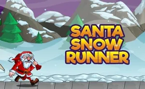 Santa Snow Runner - action game, play online free, no download