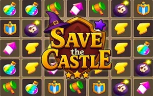 Save the Castle - match-3 game, play online free, no download