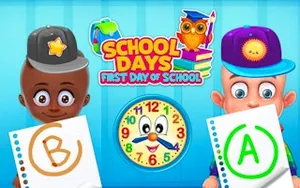 School Days First Day of School - simulation game, play online free, no download