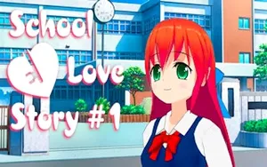 School Love Story # 1 - simulation game, play online free, no download