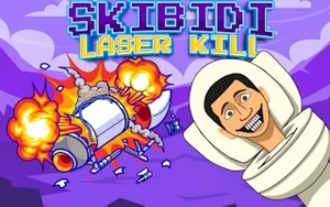 Skibidi Laser Kill - action game, play online free, no download