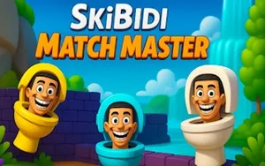 Skibidi Match Master - match-3 game, play online free, no download