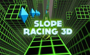 Slope Racing 3D - ball game, play online free, no download