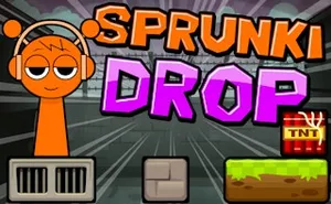 Sprunki Drop - puzzle game, play online free, no download