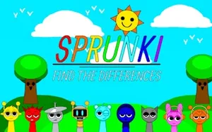 Sprunki Find The Differences - puzzle game, play online free, no download