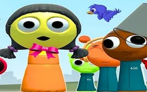 Squid Game X Sprunki Anomaly - puzzle game, play online free, no download
