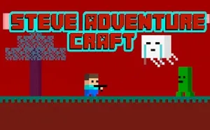 Steve AdventureCraft Nether - arcade game, play online free, no download