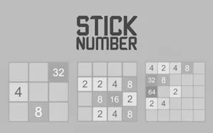 Stick Number - 2048 game, play online free, no download