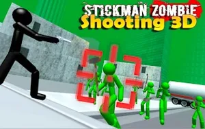 Stickman Zombie Shooting 3D - stickman game, play online free, no download