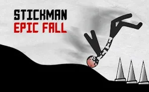 Stickman Epic Fall - action game, play online free, no download