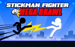 Stickman Fighter Mega Brawl - fighting game, play online free, no download