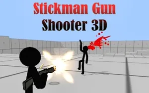 Stickman Gun Shooter 3D - stickman game, play online free, no download